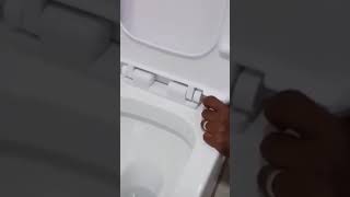 How to install a toilet set cover#shorts