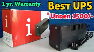 Best UPS For Computer Under 2000 | iBall Nirantar UPS 622 | 600 VA | Unboxing And Review In Hindi