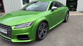 AUDI TTS in Exclusive Lamborghini Green