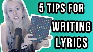 5 Tips for Writing Great Song Lyrics | How to Come Up with Lyric Ideas for Songwriting