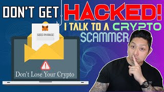 Crypto Scammers want your Metamask Wallet! - Be careful! - A scammer gave me his seed phrase!