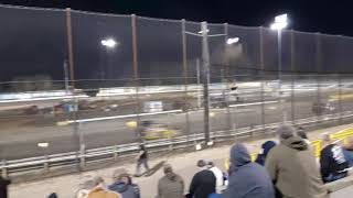 Open laps of the Modified Feature at New Egypt Speedway 4/10/2021