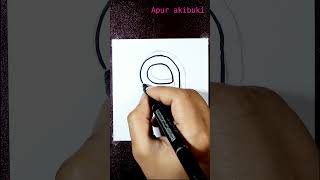 How to draw 3d number '9' | Easy 3d number drawing |#shorts