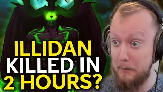 Guzu Reacts To "How ILLIDAN Was Beaten in 2 HOURS in Classic TBC" By WoW Curious