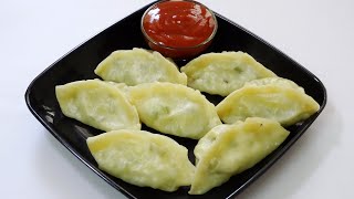 Veg Momos| वेज मोमोज़ बनाने की विधि हिंदी मे | How to Make Steamed Veg Momos | Veg Dim Sum