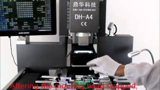 DH A4 semi automatic BGA rework station