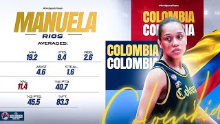 Manuela Ríos - Fiba South American 2024 (Santiago, Chile)