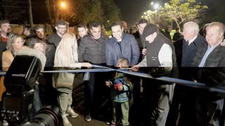 EN SANTO TOMÉ, VALDÉS INAUGURÓ INFRAESTRUCTURA URBANA Y DEPORTIVA