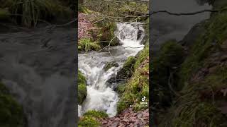 STUNNING waterfall near Lake Windermere 💦🫶🏼 #LakeDistrict