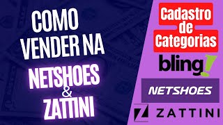 Como vender na Netshoes e Zattini - Cadastro de Categorias no Bling #03