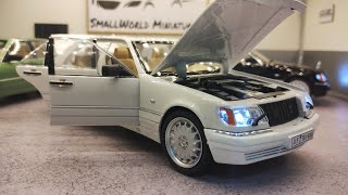 MINIATURA MERCEDES BENZ W140 320 SEL 1/24 SOM/LEDR$ 239,90#mercedes #mercedesbenz #w140club #w140clu