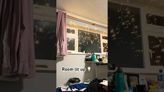 Room lit up💡#shorts #shortvideo #studentlife #london #studentinuk #vlog #viralshorts #shortsviral