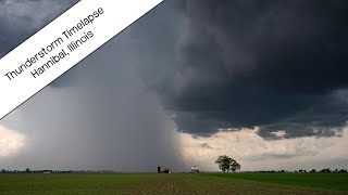 Awesome Timelapse Thunderstorm - Hannibal, Illinois