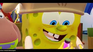 Aku menginstall di HP game SpongeBob - The Cosmic Shake