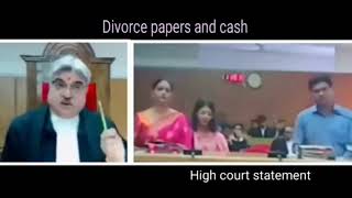 How to divorce papers and cas to high court statement short #high #highcourt #highcourtlive