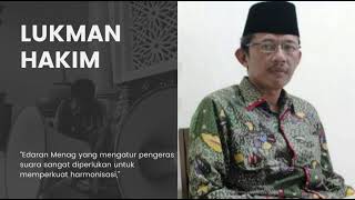 SE MENAG PEDOMAN SUARA ADZAN DIPUJI CIPTAKAN HARMONISASI