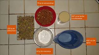 Receta Buza de Pistache