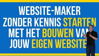 Website Maker Bouw in enkele klikken de Mooiste Websites