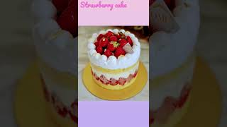 #WHITE👌CREAM💗 STRAWBERRY🍓CAKE'S🎂❣❣