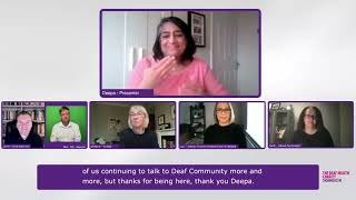 Mental Health and Deaf People - Livestream recording