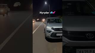 Toyota hyryder night drive #shorts #hyryder #grandvitara  #newcar #thar #scorpio #naiksauto