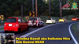 Perodua Kancil aka Daihatsu Mira Join Konvoi KCAR Gathering | Assetto Corsa #assettocorsa