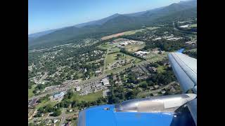 Allegiant A320 Departing Roanoke KROA