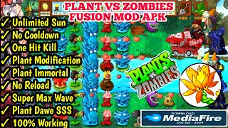 PVZ Fusion Mod APK V2.1.3 | Plant VS Zombie Mod Apk [One Hit Kill, No Recharge, God Mod,No Cooldown]