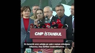 Genel Başkanımız Kemal Kılıçdaroğlu- “Yaklaşan gök gürültüsünü duyuyor musun Erdoğan