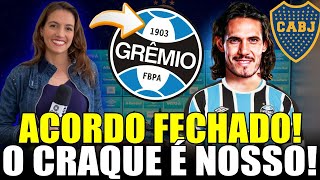 💥BOMBA! ESTÁ 100% CONFIRMADO! TUDO ACERTADO! REFORÇO CHEGANDO! ÚLTIMAS NOTÍCIAS DO GRÊMIO HOJE!