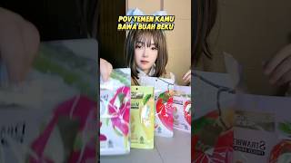 KAMU BAWA CEMILAN BUAH BEKU KE SEKOLAH #shorts #pov