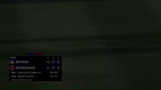 MLB The Show 24 - Franchise - Houston Astros (86-73) @ Cleveland Guardians (92-67) LIVE