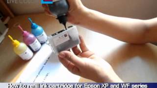 How to refill ink cartridge for Epson XP and WF series