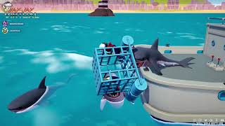 SHARK ATTACKS ON THE TRAWLER! Gang Beasts [PC] vibing and laughing with @marksherwin007 VNV