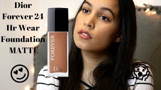 New Dior Forever 24h* Wear Matte Foundation| Review & First Impression 2019