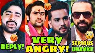 Elvish Yadav And Dhirendra Krishan Shastriji Angry On This... | Ajaz Khan Dhamki!, Samrat Bhai