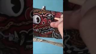 Melukis di frame sepeda lipat | sely bike art #art #artist #shortvideo