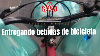 ENTREGAS DE BEBIDAS NA BICICLETA! CONVENIÊNCIA DISTRIBUIDORA 🚲