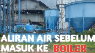 Alur dan sistem pengolahan air sebelum masuk boiler