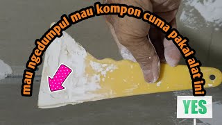 cara kompon hemat bahan ub plus 2 tips cara mengamplas