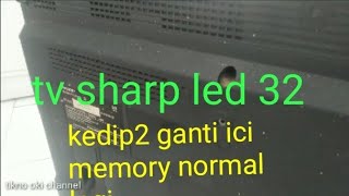 tv led sharp 32 lampu indikator kedip2