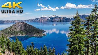 Crater Lake National Park Oregon Scenic Drive 4K