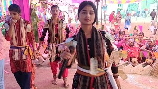 new trending song cute gelhi (latita sahu) ♥️ Pujariguda ladies kirtan 4k Hd video raichand express