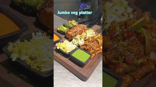 Jumbo veg platter only 499/🙂👍#shorts video#tandoori platter#vegetarian#food #foodie