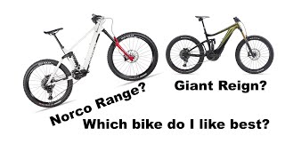 Did I like the Norco Range Better than the Giant?