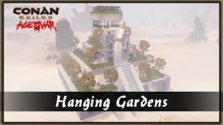 HOW TO BUILD THE HANGING GARDENS [SPEED BUILD] - CONAN EXILES