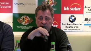 Pressekonferenz ESVK vs. Crimmitschau am 30.03.2014 (Wir sind Kaufbeuren)