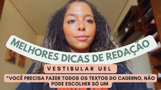 As MELHORES DICAS para sua REDAÇÃO da UEL (leia a descrição)