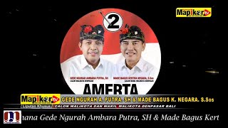 MapikorTV | Bali - Profil Sederhana Calon Walikota & Wakil Walikota Denpasar Bali