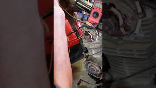 Testing ignition coil big red Honda 3-wheeler 200cc 1983 multimeter